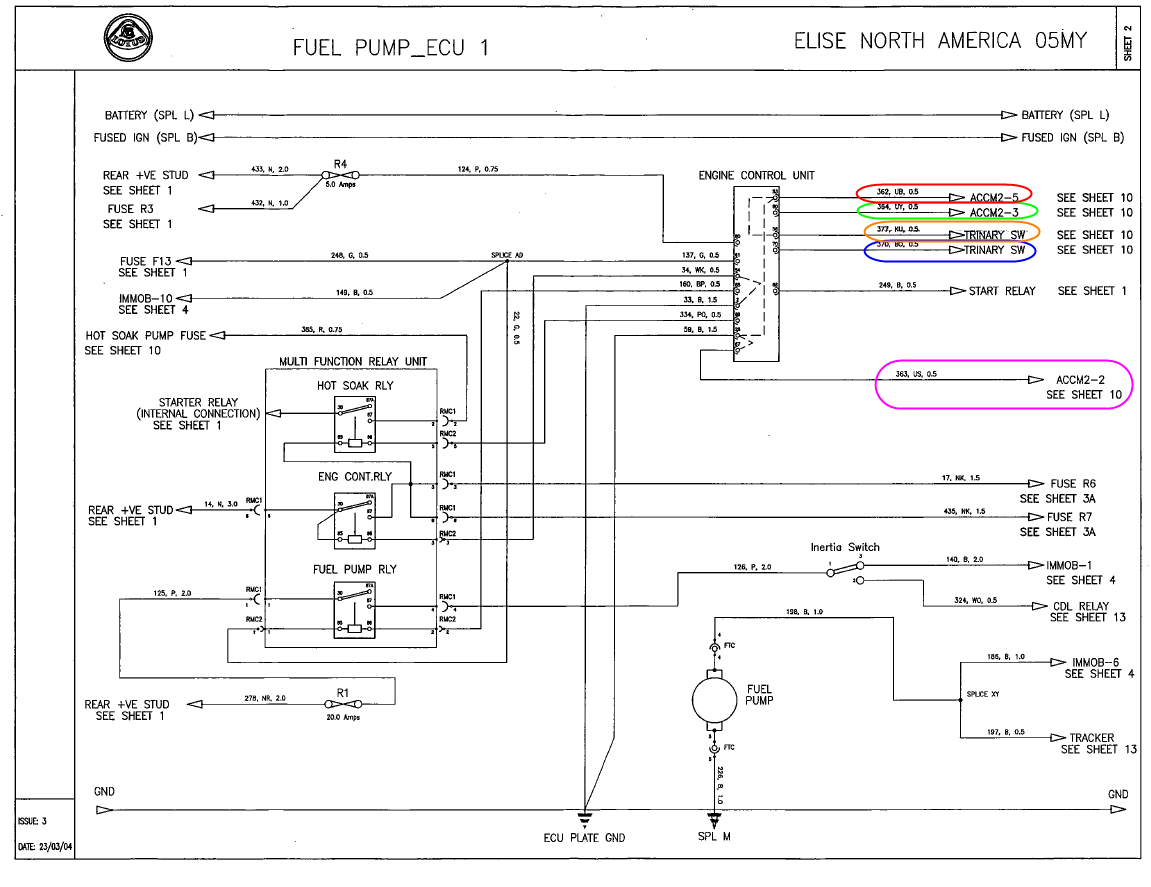 2005 Lotus Elise Wiring Diagram - Gallery 4K